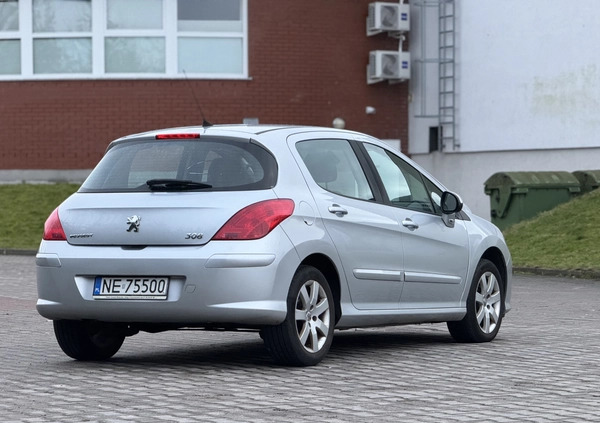 Peugeot 308 cena 12499 przebieg: 237000, rok produkcji 2009 z Szczecinek małe 137